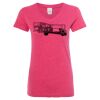 Women’s Glitter V-Neck T-Shirt Thumbnail
