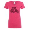 Women’s Glitter V-Neck T-Shirt Thumbnail