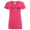 Women’s Glitter V-Neck T-Shirt Thumbnail