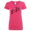 Women’s Glitter V-Neck T-Shirt Thumbnail