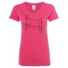 Women’s Glitter V-Neck T-Shirt Thumbnail