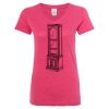 Women’s Glitter V-Neck T-Shirt Thumbnail