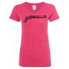 Women’s Glitter V-Neck T-Shirt Thumbnail
