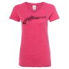 Women’s Glitter V-Neck T-Shirt Thumbnail