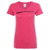 Women’s Glitter V-Neck T-Shirt Thumbnail