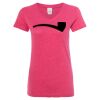 Women’s Glitter V-Neck T-Shirt Thumbnail
