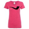 Women’s Glitter V-Neck T-Shirt Thumbnail