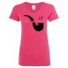 Women’s Glitter V-Neck T-Shirt Thumbnail