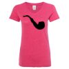 Women’s Glitter V-Neck T-Shirt Thumbnail