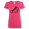Women’s Glitter V-Neck T-Shirt Thumbnail