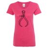 Women’s Glitter V-Neck T-Shirt Thumbnail