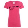 Women’s Glitter V-Neck T-Shirt Thumbnail