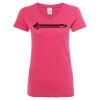 Women’s Glitter V-Neck T-Shirt Thumbnail