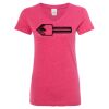 Women’s Glitter V-Neck T-Shirt Thumbnail