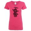 Women’s Glitter V-Neck T-Shirt Thumbnail