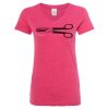 Women’s Glitter V-Neck T-Shirt Thumbnail