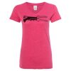 Women’s Glitter V-Neck T-Shirt Thumbnail