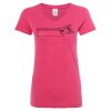 Women’s Glitter V-Neck T-Shirt Thumbnail