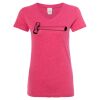 Women’s Glitter V-Neck T-Shirt Thumbnail