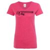 Women’s Glitter V-Neck T-Shirt Thumbnail