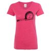 Women’s Glitter V-Neck T-Shirt Thumbnail