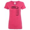 Women’s Glitter V-Neck T-Shirt Thumbnail