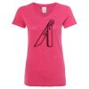 Women’s Glitter V-Neck T-Shirt Thumbnail