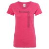 Women’s Glitter V-Neck T-Shirt Thumbnail