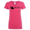 Women’s Glitter V-Neck T-Shirt Thumbnail
