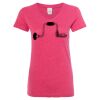 Women’s Glitter V-Neck T-Shirt Thumbnail