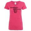 Women’s Glitter V-Neck T-Shirt Thumbnail