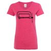 Women’s Glitter V-Neck T-Shirt Thumbnail