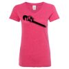 Women’s Glitter V-Neck T-Shirt Thumbnail