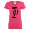 Women’s Glitter V-Neck T-Shirt Thumbnail