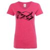 Women’s Glitter V-Neck T-Shirt Thumbnail