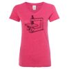 Women’s Glitter V-Neck T-Shirt Thumbnail