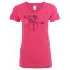 Women’s Glitter V-Neck T-Shirt Thumbnail