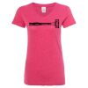Women’s Glitter V-Neck T-Shirt Thumbnail