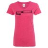 Women’s Glitter V-Neck T-Shirt Thumbnail