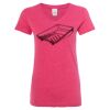 Women’s Glitter V-Neck T-Shirt Thumbnail