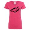 Women’s Glitter V-Neck T-Shirt Thumbnail