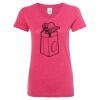 Women’s Glitter V-Neck T-Shirt Thumbnail