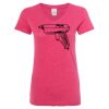 Women’s Glitter V-Neck T-Shirt Thumbnail