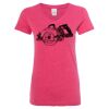 Women’s Glitter V-Neck T-Shirt Thumbnail