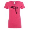 Women’s Glitter V-Neck T-Shirt Thumbnail