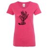 Women’s Glitter V-Neck T-Shirt Thumbnail
