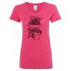 Women’s Glitter V-Neck T-Shirt Thumbnail