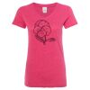 Women’s Glitter V-Neck T-Shirt Thumbnail