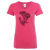 Women’s Glitter V-Neck T-Shirt Thumbnail