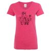 Women’s Glitter V-Neck T-Shirt Thumbnail